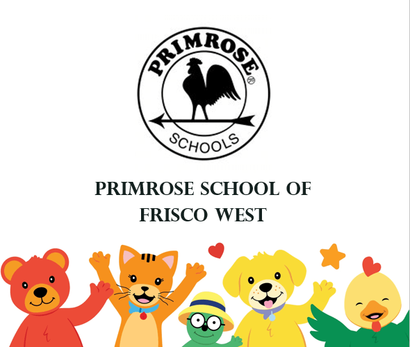Primrose School of Frisco West logo with colorful Primrose characters